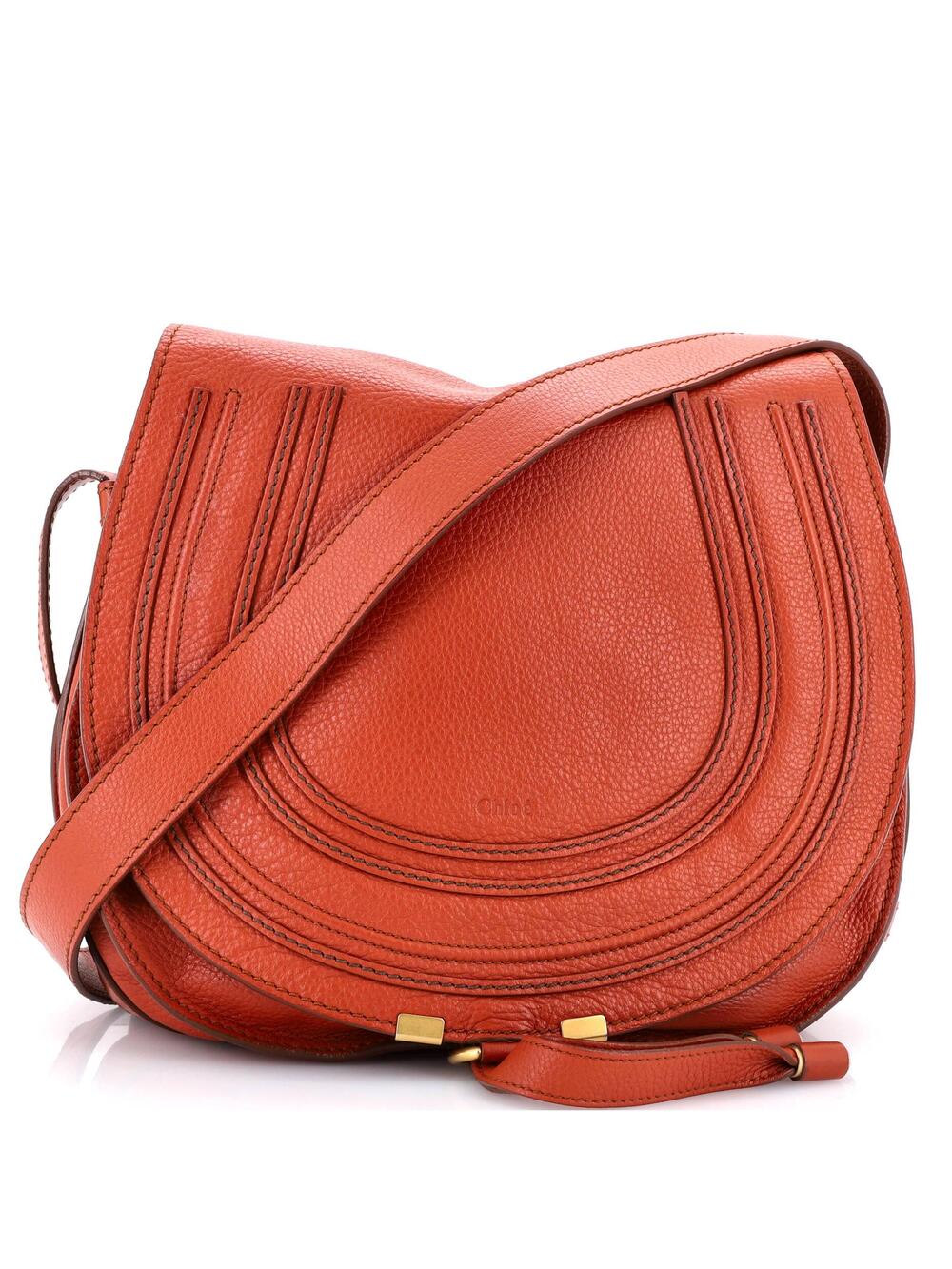 Chloe Marcie Saddle Bag Leather Medium #245115C78B